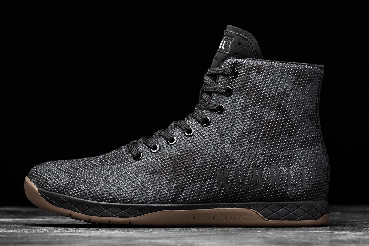 Nobull High-Top Men\'s Trainers Camo | Australia (IX5874)